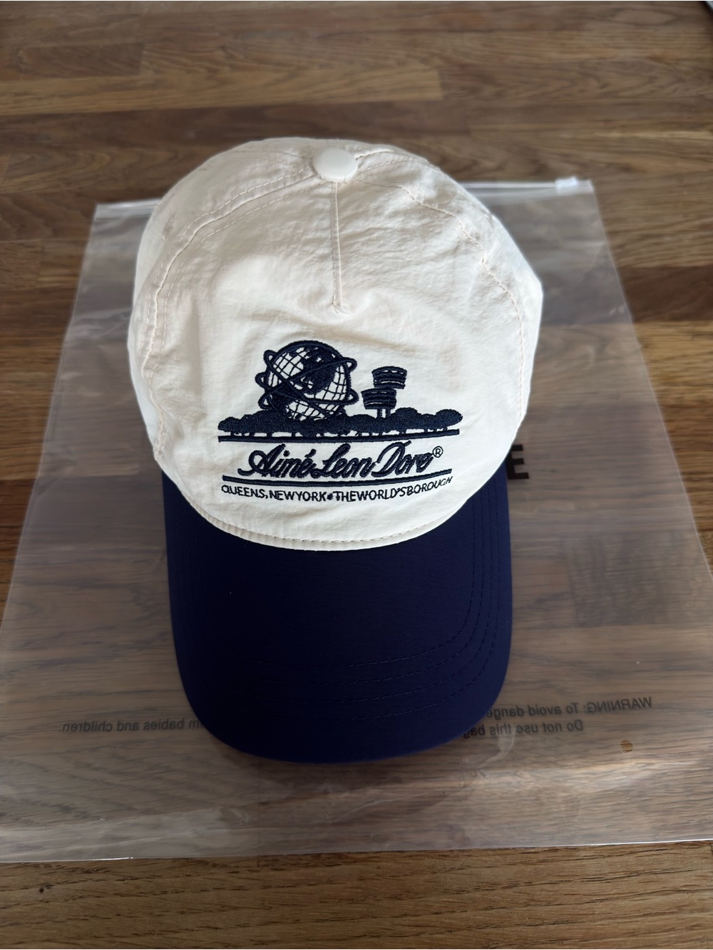 Aimé Leon Dore Unisphere Hat Cap White & Blue